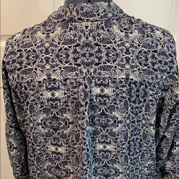 Joe Fresh Paisley Blouse XL - Picture 3 of 5
